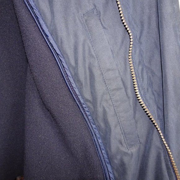 North End All Climate Navy Fleece Lined Jacket - Picture 4 of 7